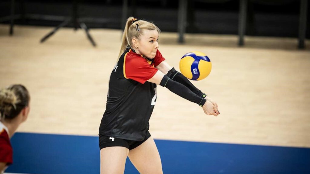 bagger übung volleyball