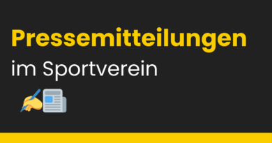 pressemitteilung sportverein