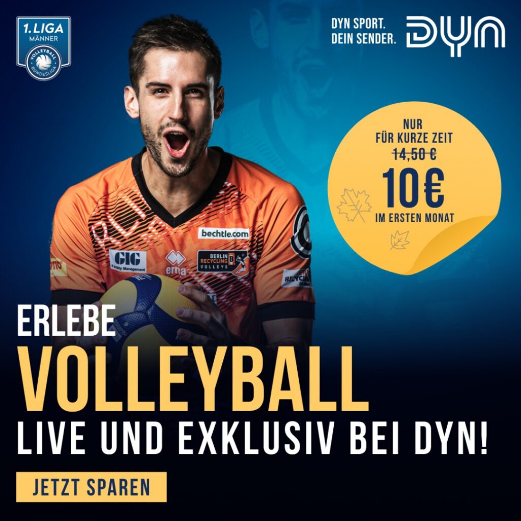 dvv pokal viertelfinale volleyball livestream dyn