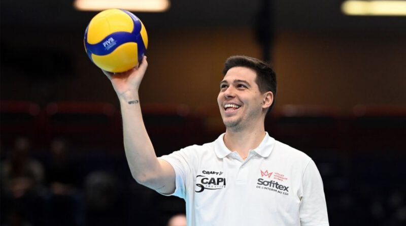 Pablo sanchez schwarz weiß erfurt volleyball