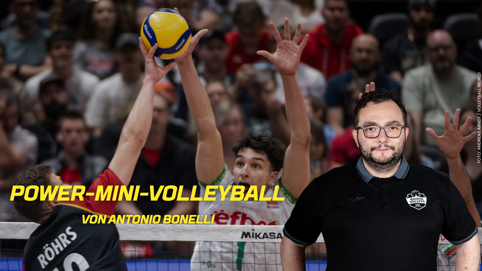 power mini volleyball 3 gegen 3 bonelli