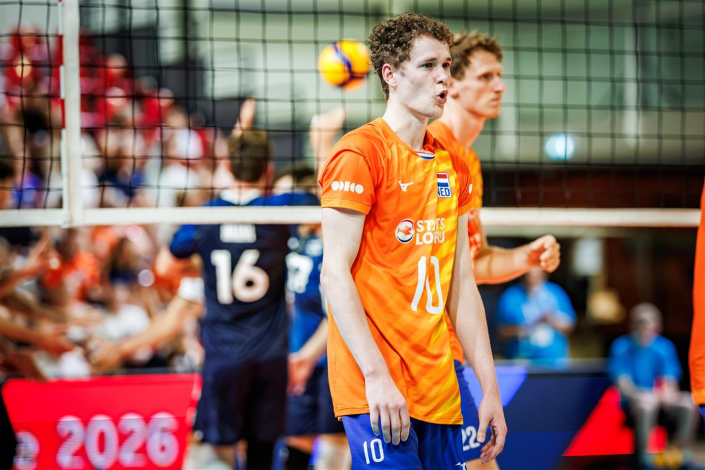 Tom Koops bei der niedländischen Nationalmannschaft. Foto: CEV