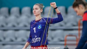 Stuttgart reagiert auf Koulberg-Ausfall: Ukrainerin verstärkt den Mittelblock Viktoriia Mostsitska stuttgart volleyball